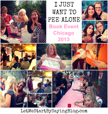 Chicago Kim Bongiorno @LetMeStart #PeeAlone Event 2013
