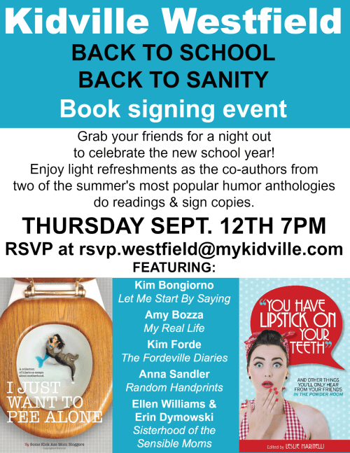 Kidville Westfield Book Signing & Reading Event