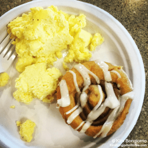 I power up with cinnamon rolls whenever possible.