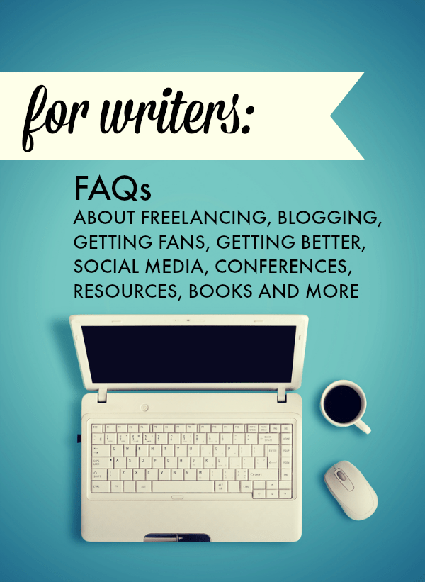 FAQs about writing, freelancing, blogging, social media and more. Tips for writers by author, freelance writer and blogger @letmestart