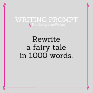 Writing prompt by KimBongiornoWrites #amwriting | flash fiction writing exercises and fairy tales