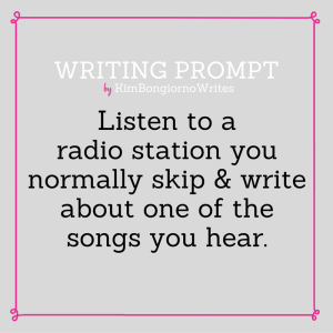 Writing prompt by KimBongiornoWrites #amwriting | writing exercises